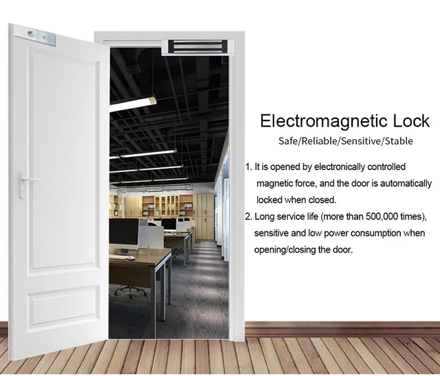 60KG Electric Magnetic Lock - 12V DC Fail-Safe Access Control For Security Systems