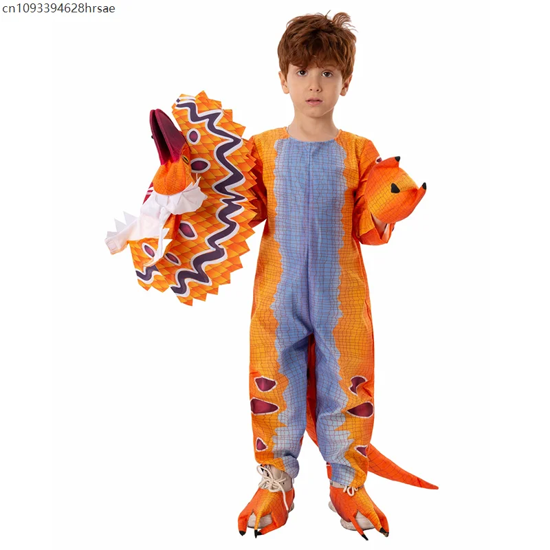 Boys Dinosaur Costume Set 4