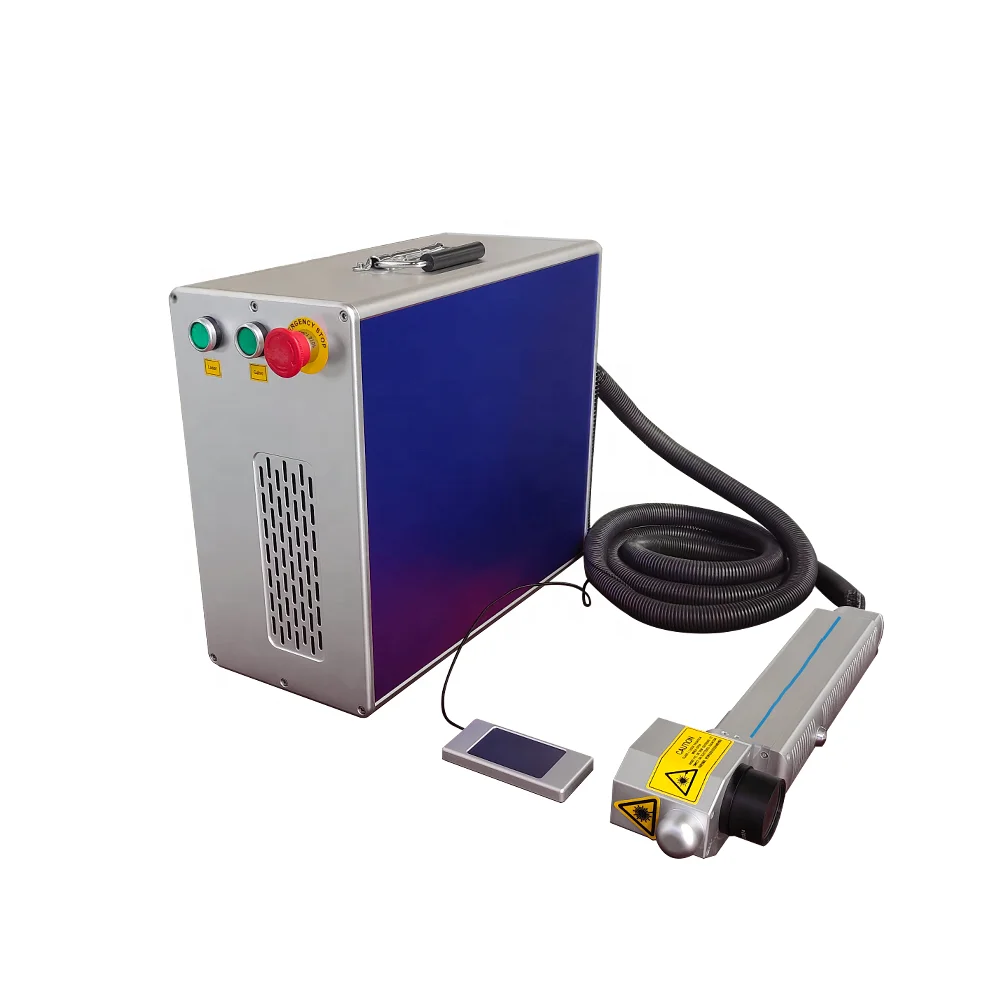 

Industrial 50W 100W 200W Pulse JPT Handheld Laser Cleaning Machine For Wood Aluminium Paint Oil Grease Rust Coating Removal