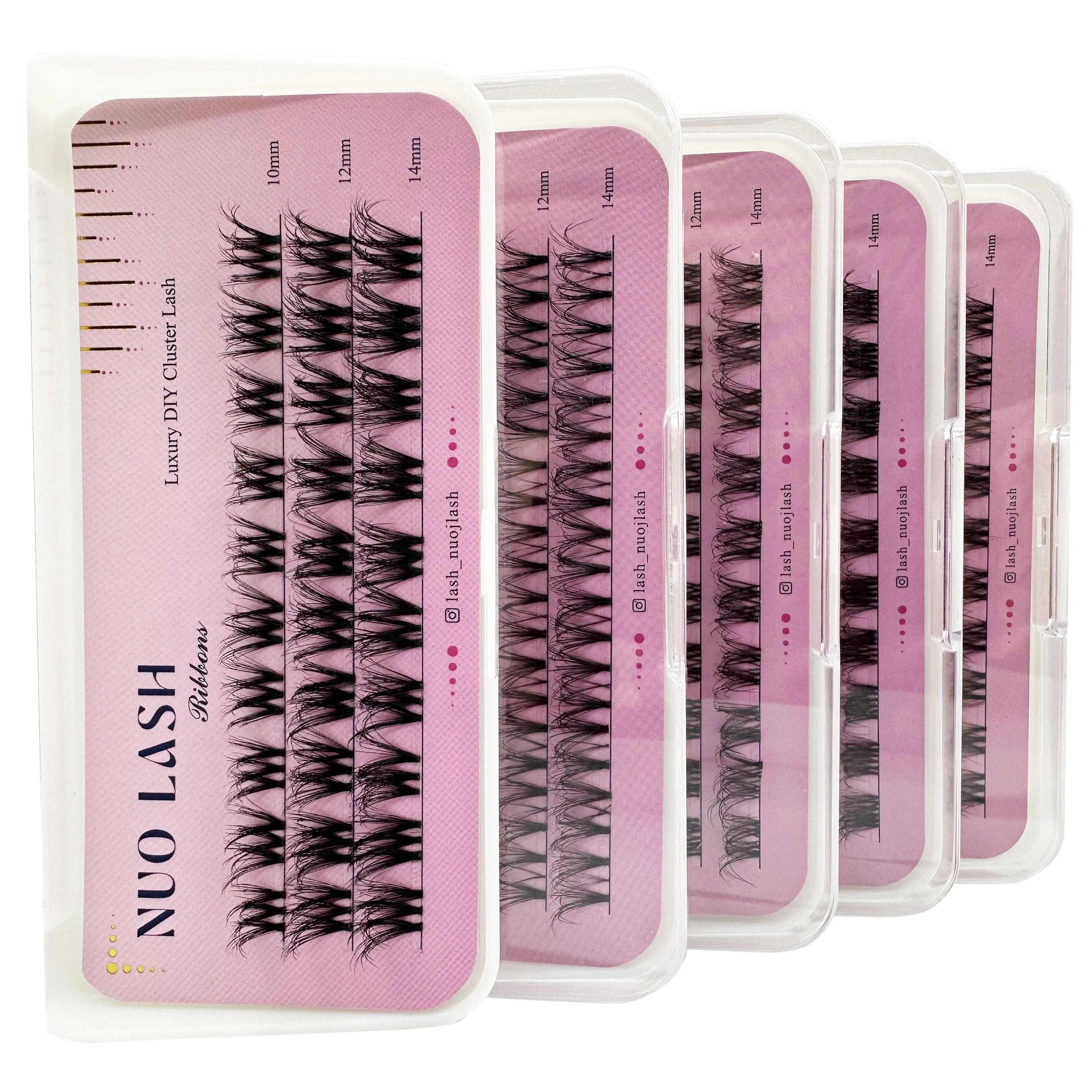 NUO 3D Fluffy Luxury DIY Clusters Eyelash Extensions Pre-Mapped Segemented Wispy Individual Lashes Quick Lash Private eyelash extensions,fake eyelashes,eyelash extension,eyelash extension lashes,false eyelashes