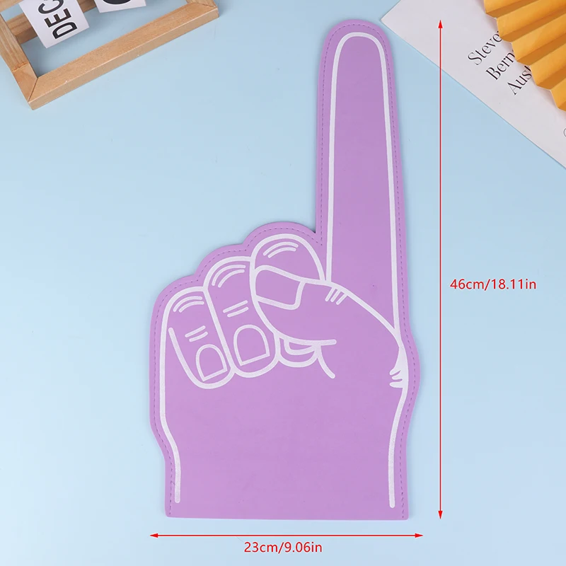 Finger Foams Sports Cheerleading Party Hand Props 1 Noise Makers Props Giant Hands Sports Favors Cheering Palm Party foam finger props cheerleading accessories