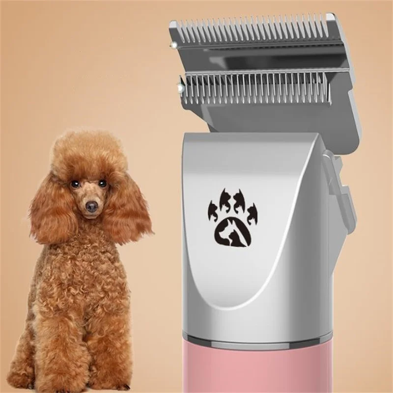 Professional Cordless Dog Grooming Clipper Heavy Duty Electric Pet Hair Trimmer Shear for Thick Coats Large Dog Shaver Scissor 3