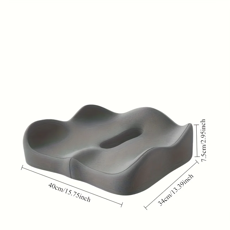 Extra Large Memory Foam Seat Cushion,Ergonomic Design for Office Chairs and Car Seats, Comfortable for Long Sitting Hours