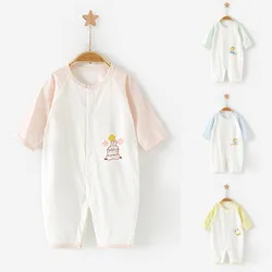 Baby Girl Clothes For 0 To 12 Months Cotton Toddler Clothing Newborn Baby Pajamas Loungewear Bodysuits One-pieces Rompers 2024