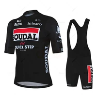 Soudal Quick Step Cycling Jersey Men Sets Bike Clothing Breathable Anti-UV Bicycle Wear/Short Sleeve Maílllot Ciclismo Hombre 1