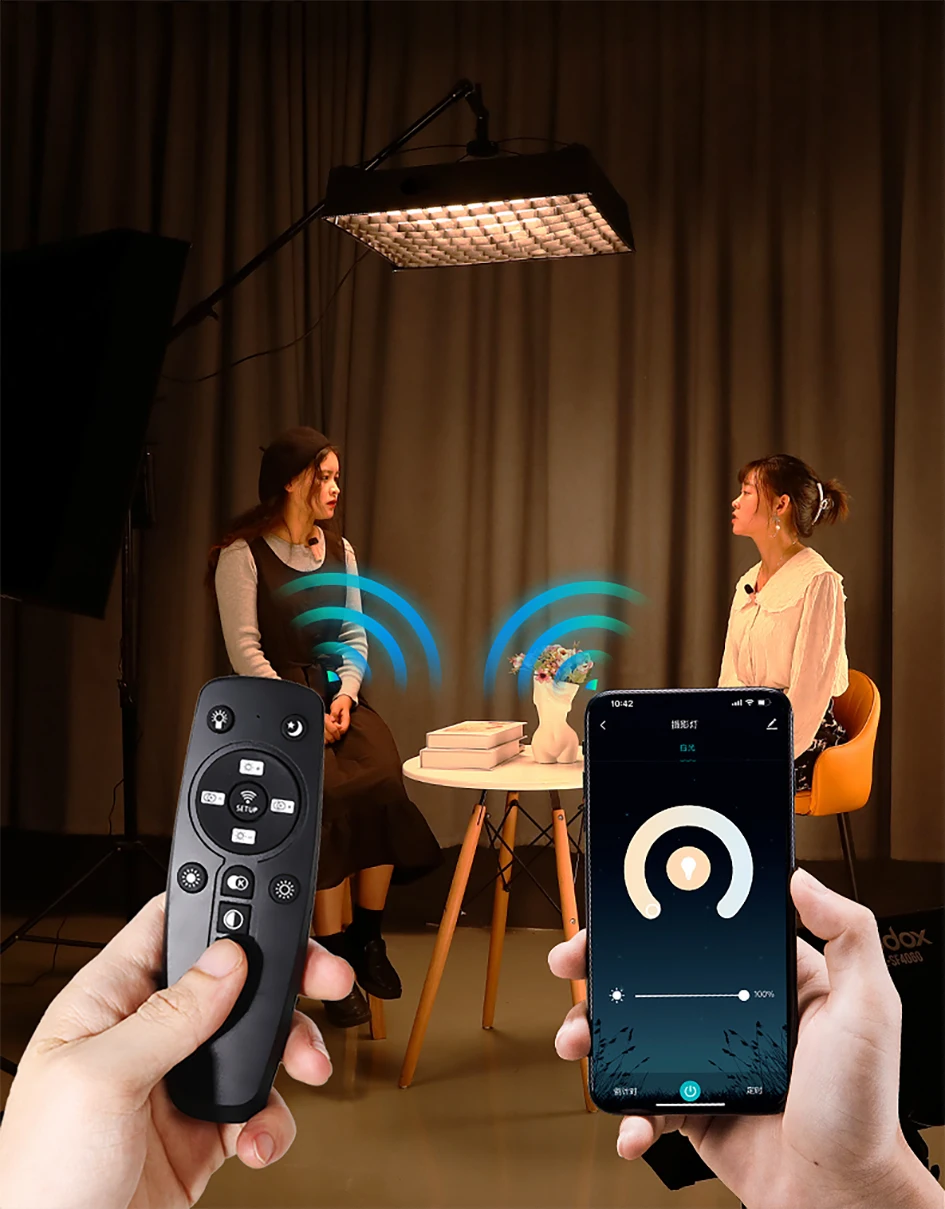 150W 바이컬러 휴대용 의류 LED 조명 디밍 소프트박스 램프 라이브 스트리밍 사진 촬영 스튜디오 비디오용
