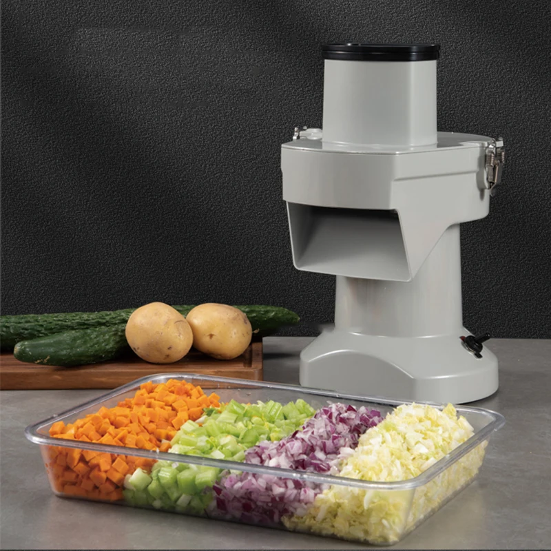 Fully Automatic Vegetable Carrot Shredder Slicer Commercial Electric Cutter  Potato Dicing Shredding Machine food processors