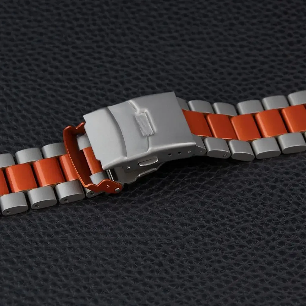 Premium Stainless Steel Watch Band - Elegant Metal Bracelet Strap