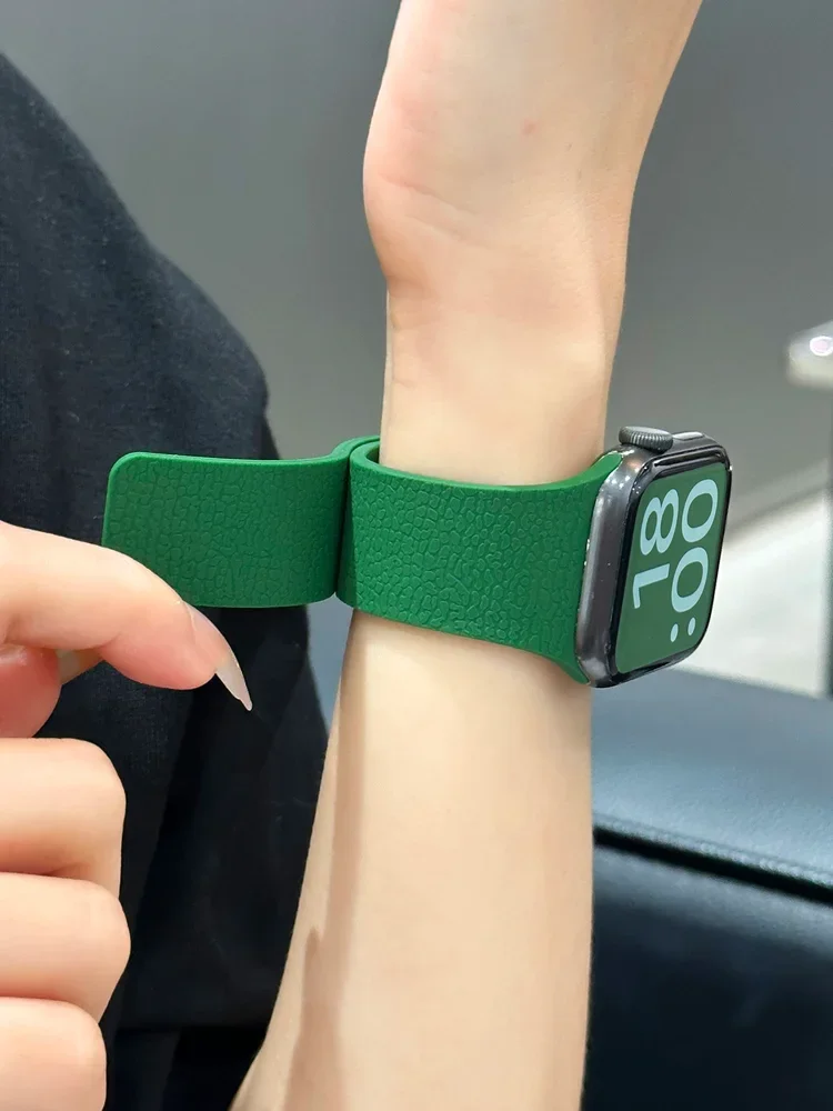 Magnetic Silicone Sport Strap for Apple Watch - 2025 Collection