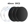 5PCS Black 40x40