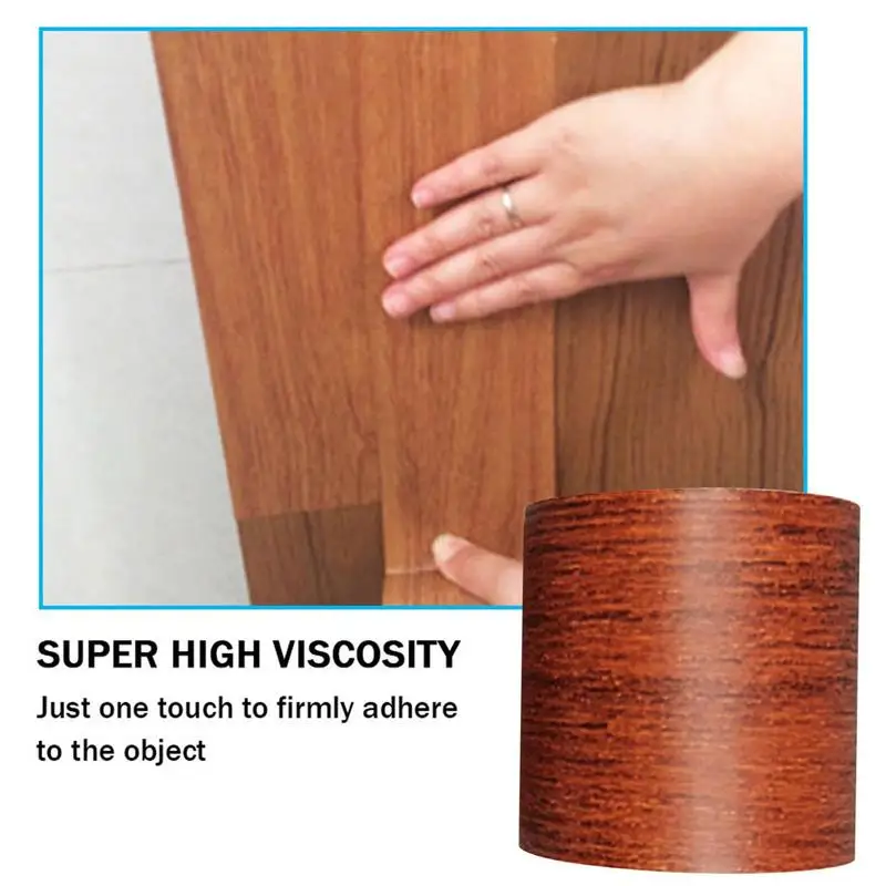 Vintage Grain Wood Grain Floor Stickers Modern Wall Sticker Waterproof Self-adhesive For Living Room Kitchen Bathroom Home Decor