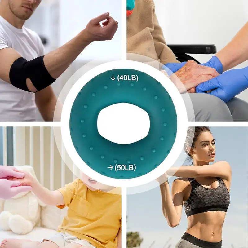 Hand Grip Strengthener Finger Grip Ring Hand Trainer For Finger Strength Training Rehabilitation And Relaxation