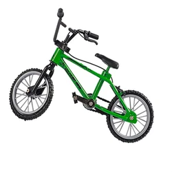Miniature Dollhouse Bicycle - DIY Assembly Toy (Green)