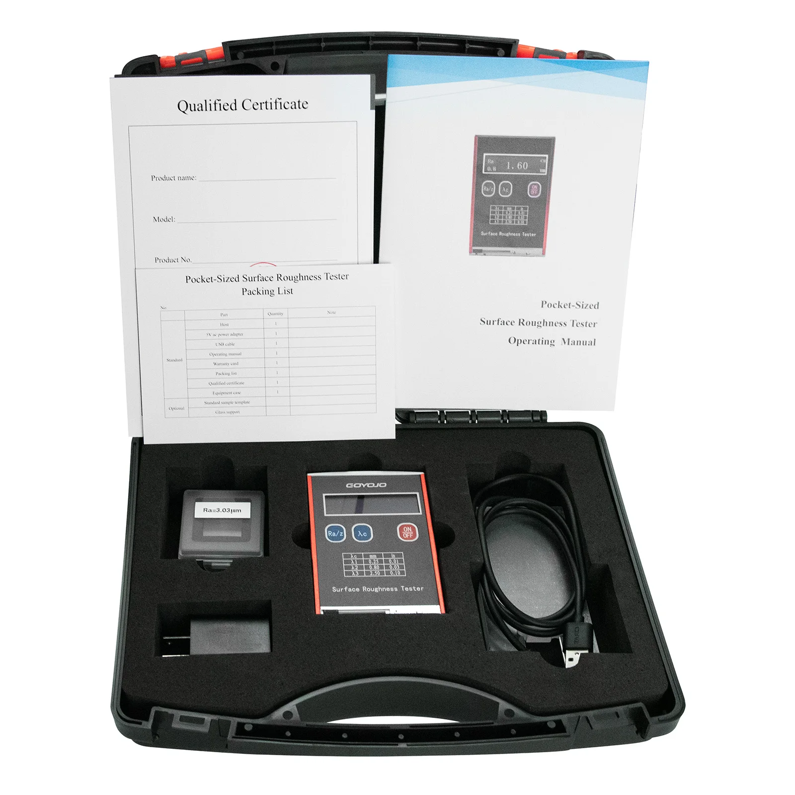 Surface Roughness Tester Meter High Accuracy 0.01μm Profilometer Portable Profil