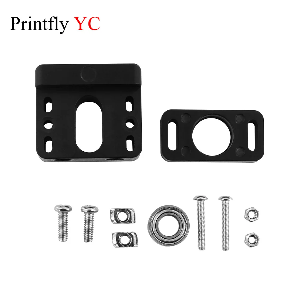 Printfly YC Z axis Lead Screw Fixing Block Plastic Blocks 3D Printer Lead Screw fix mount For CR-10 Ender 3 Z-Rod Bearing Holder