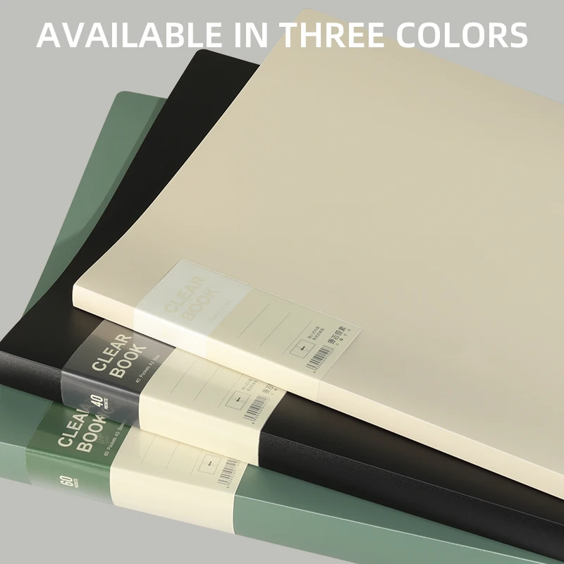 A3 Side-Entry Art Portfolio Students Painting Folder Poster Sketch Paper Insert Pockets Certificate Holder 20-60Pages