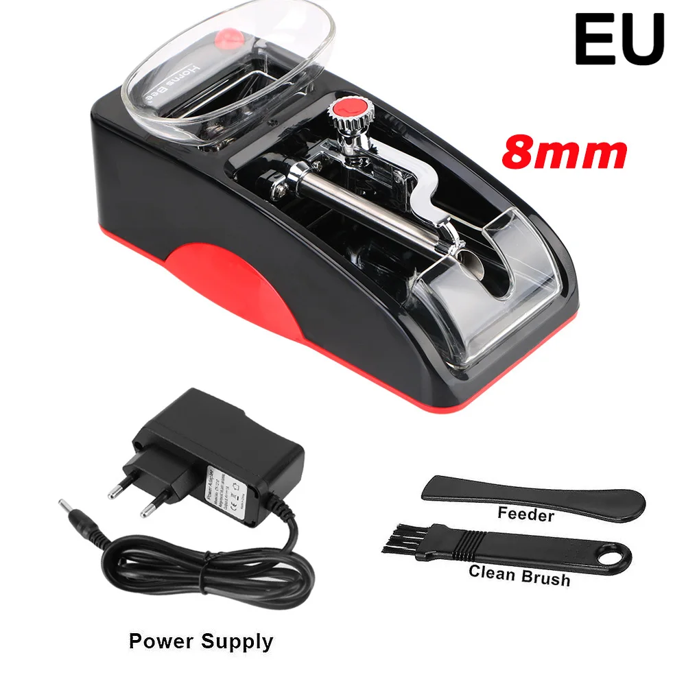 מכונת גלגול סיגריות אוטומטית חשמלית לעשיית מזרק גלגול DIY כלי עזר לעישון מתנה הטובה ביותר לגברים אבא