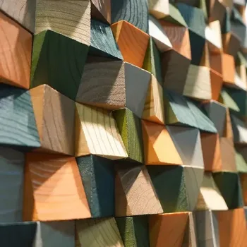 3D Wood Wall Panel 1