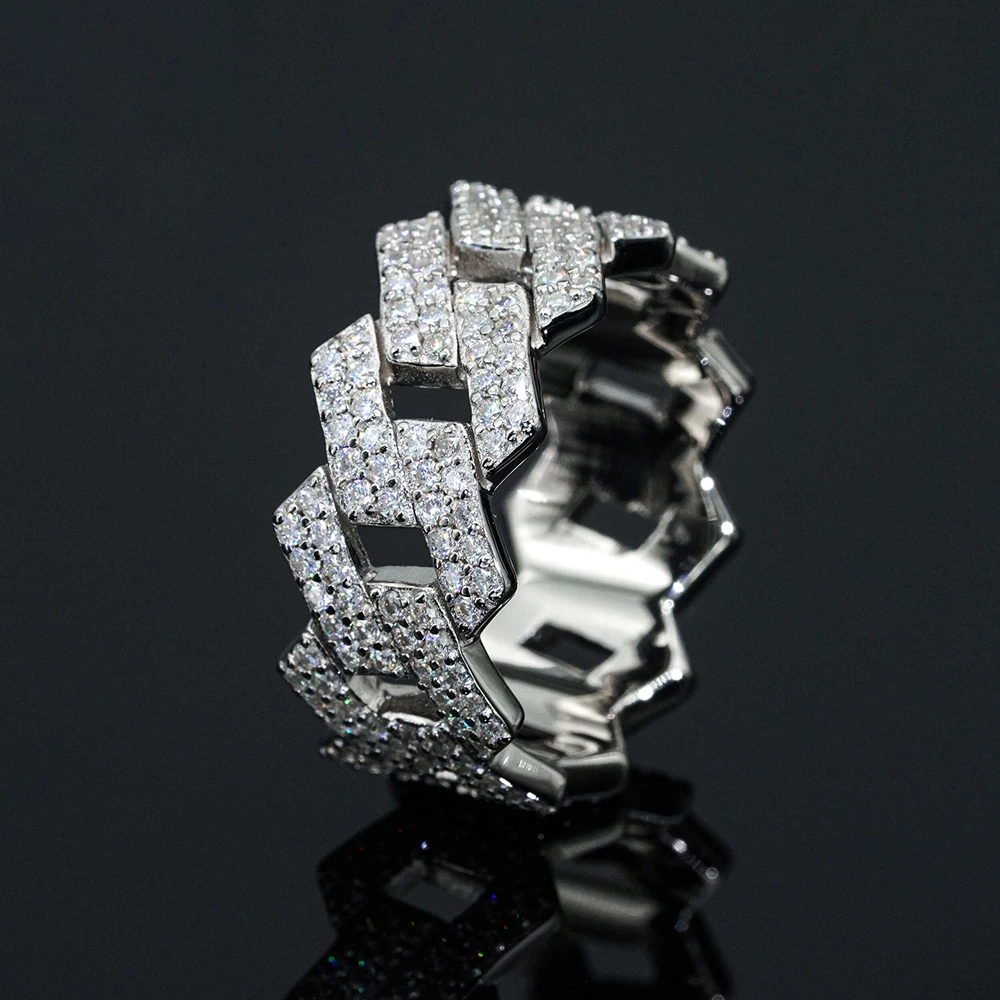 【激希少当店のみ】Moissanite100ファセット3ct ベゼルリング ベゼルセッティングダイヤモンドリング D 0.264ct D 0.32ct