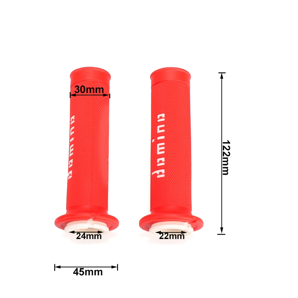 Poignées Progrip 732 Perforées Rouges – Pièce Moto, Scooter - Foto 6