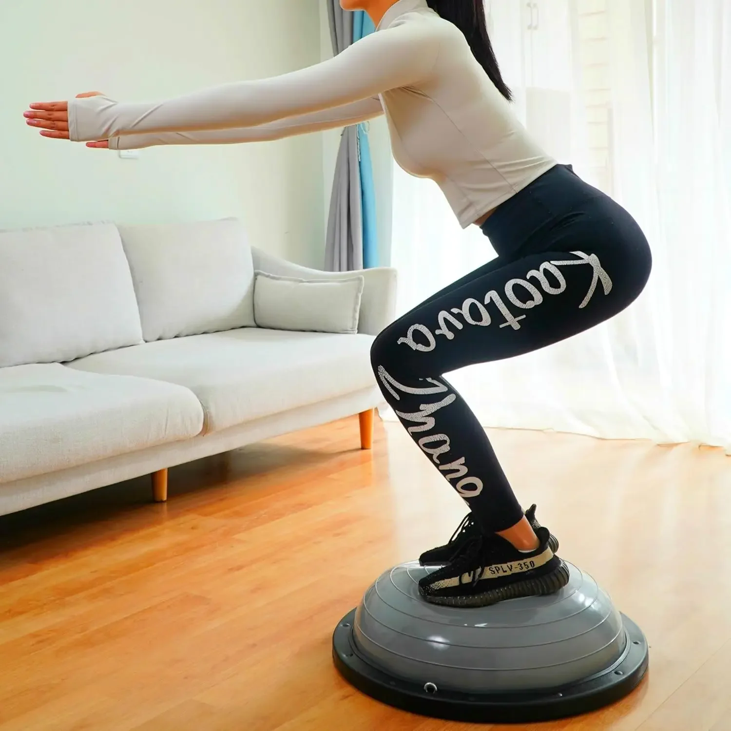 Half Balance Ball Trainer with Bands 5