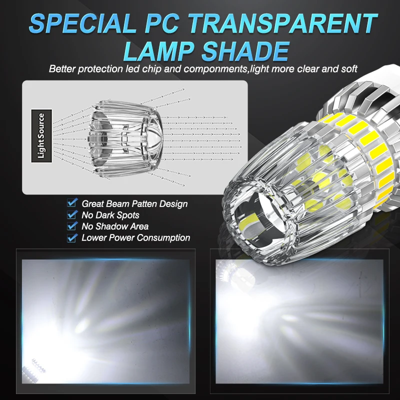 2Pcs T20 W21W W21/5W LED 7440 7443 1157 P21/5W LED ���� Canbus ������ ȭ���� �ڵ��� ���� ���� ���� �ڵ� �극��ũ ���� 12V