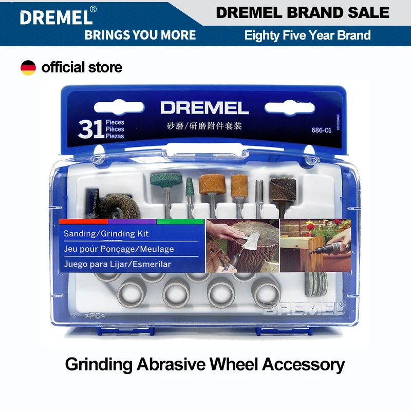 Dremel 684 20-Piece Cleaning And Polishing Rotary Tool Accessory Kit Polish  a Variety of Materials Clean Hard to Reach Areas - AliExpress
