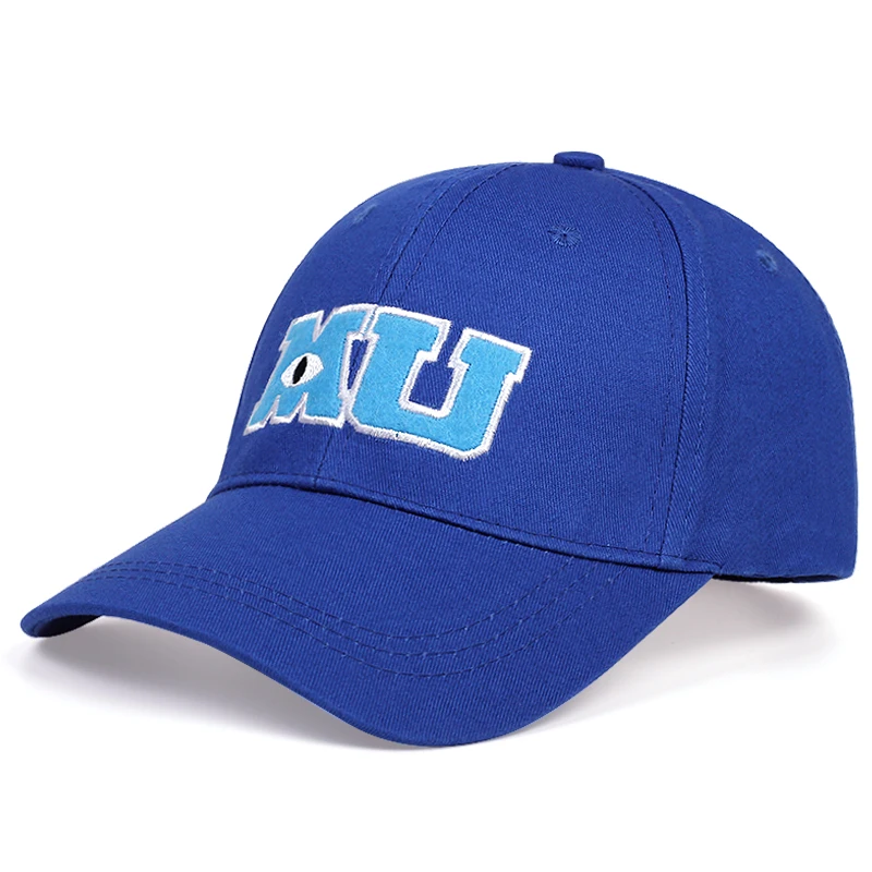 Fashion Men Baseball Cap Monsters University MU Letters Embroidery