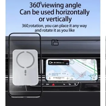 Magnetic Car Wireless Charger Air Vent GPS Phone Holder Stand For Magsafe iPhone 17 16 15 14 13 12 Pro Max Cell Fast Charging - Image 5