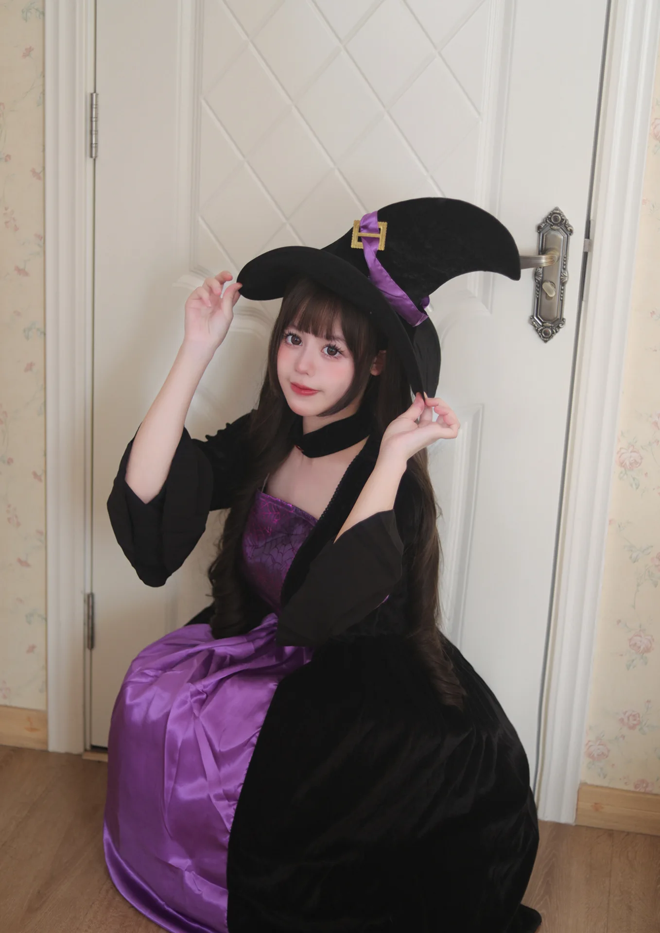 Purple Witch Costume 4