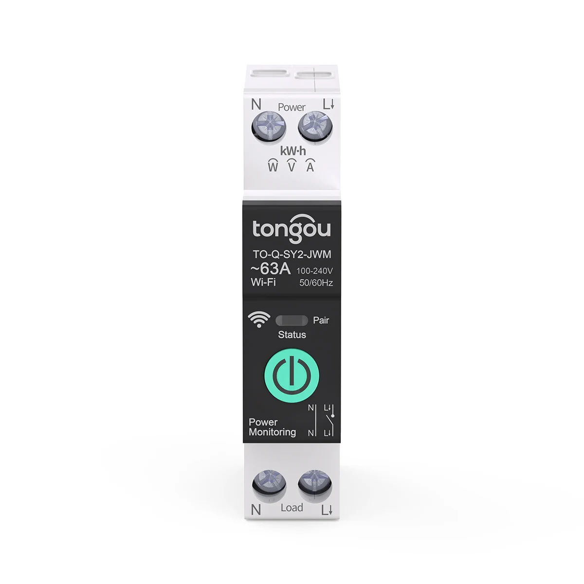 Tasmota WiFi MCB Smart Circuit Breaker Over Current Under Voltage Protection Pow