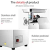 Stainless Steel Electric Meat Grinders Home Sausage Stuffer Meat Mincer Commercial  Mincer 5
