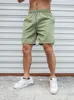 Summer new Men Light Weight Thin Short Pants Running Squat Fitness Shorts Men GYM Wear Quick-drying Beach Drawstring Shorts 3