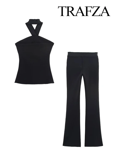 Isabella Neck Halter Long Pant Set 6