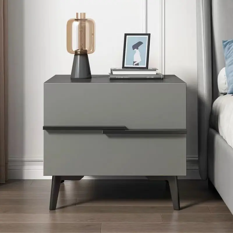 

Light luxury bedside table, minimalist modern bedroom, extremely simple internet celebrity storage cabinet, small storage cabine