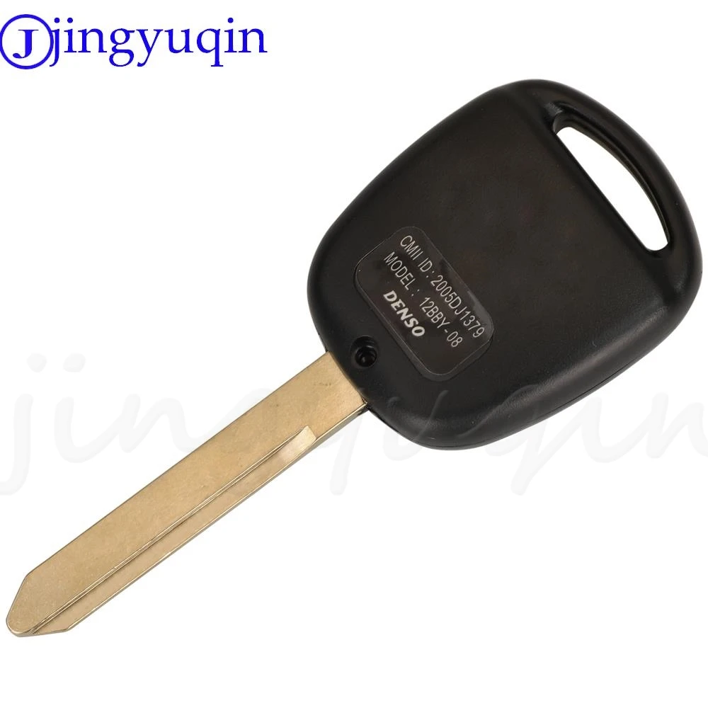 Jingyuqin 스마트 원격 제어 자동차 키 433MHZ 4C 칩 Toyota Yaris Avensis Corolla Carina ETC P/N: 89071-05010 Fob TOY47
