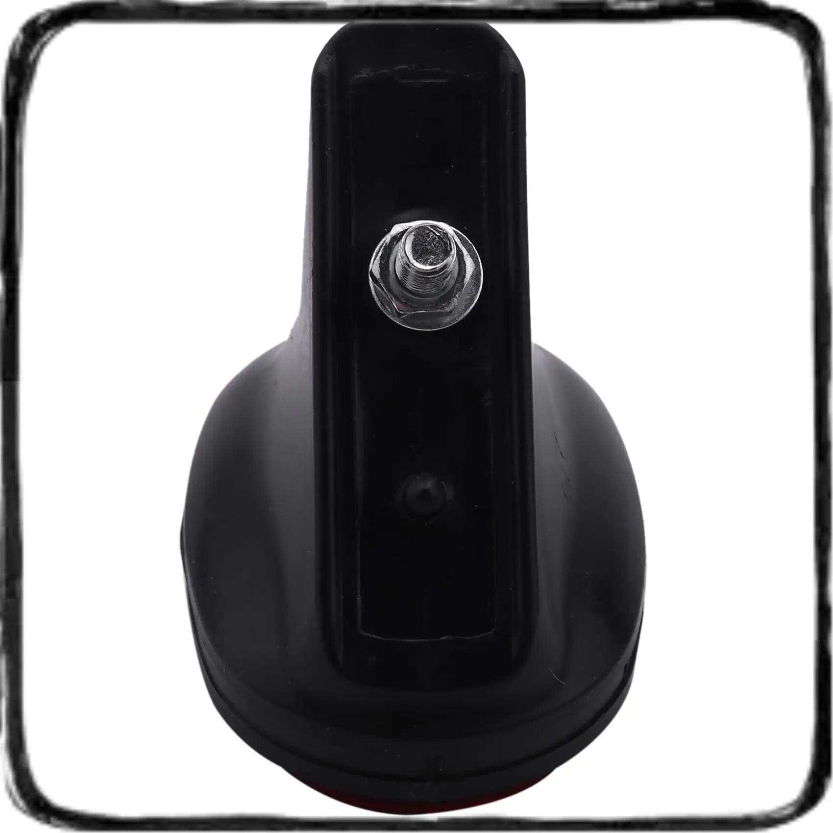 NEW-1 Pcs 자전거 후면 테일 펜더 리플렉터 머드 가드 타원형 경고 레드 블랙