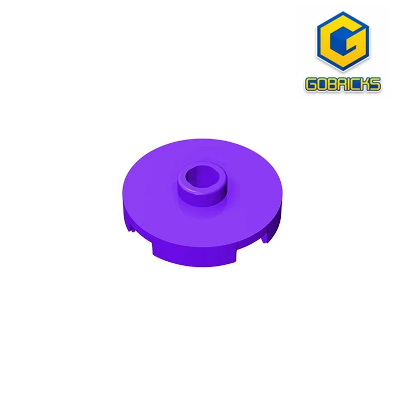 

Gobricks GDS-1041 Tile, Round 2 x 2 with Open Stud compatible with lego 18674 DIY children's DIY Educational Building Blocks