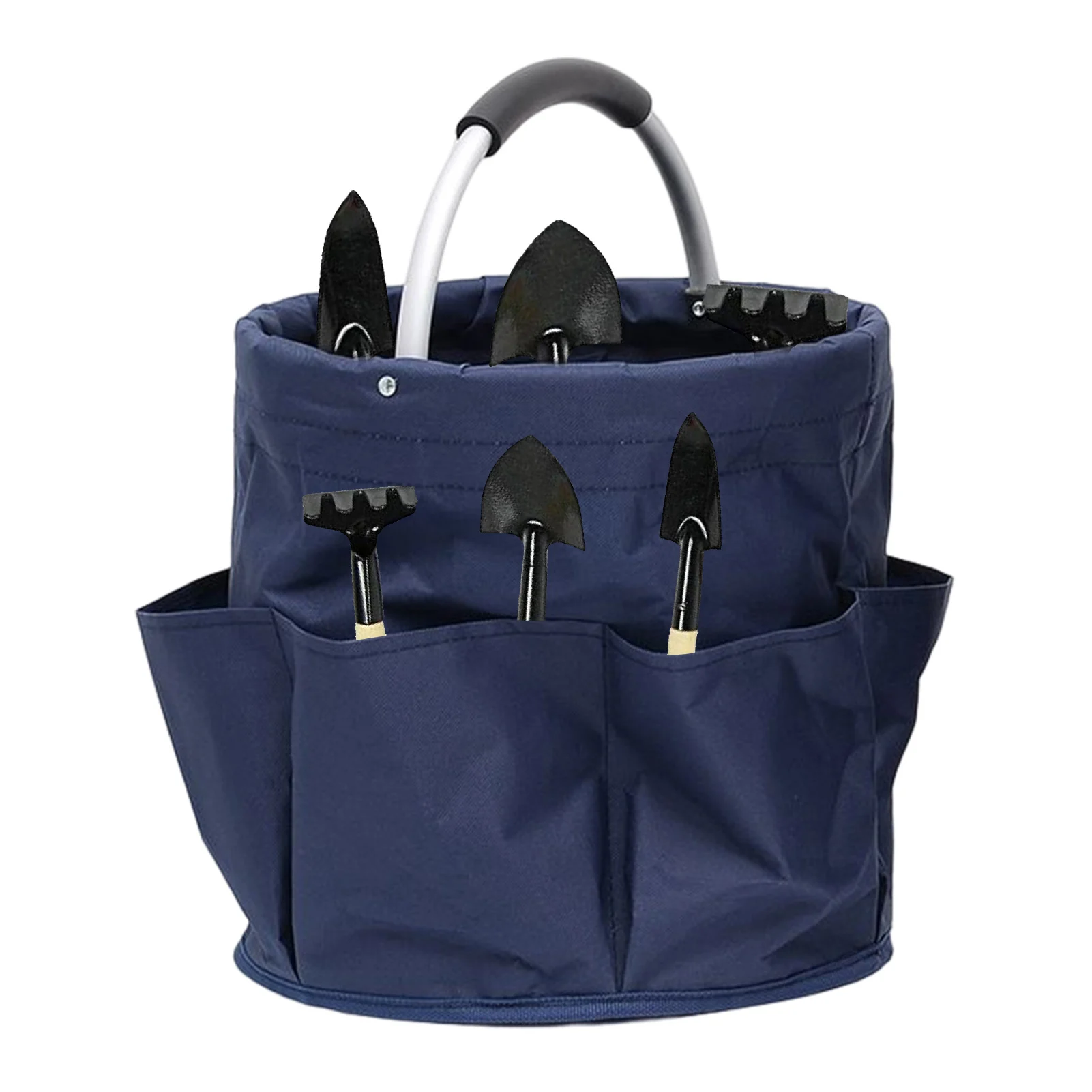 Garden Tool Basket Heavy-Duty Storage Organizer in Water Proof Oxford Housewarming Gifts