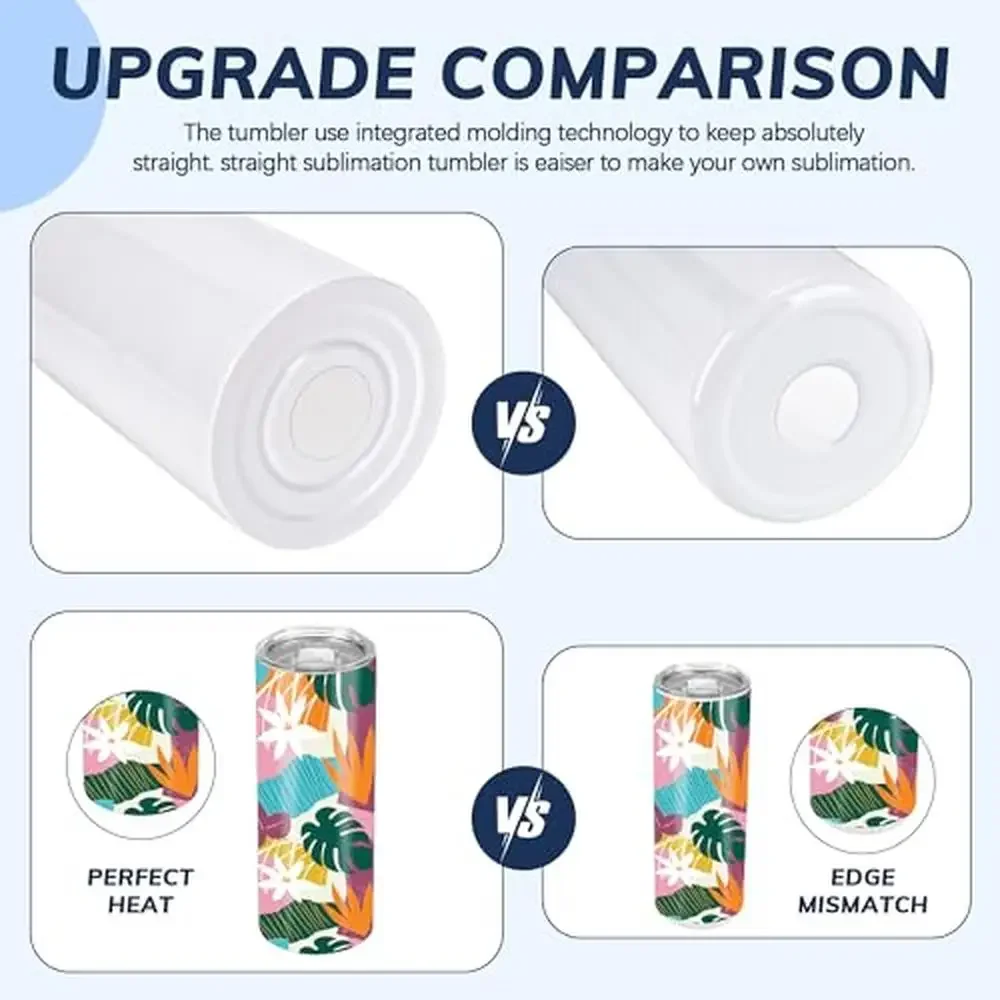 20oz Sublimation Blank Tumbler Cups Pack