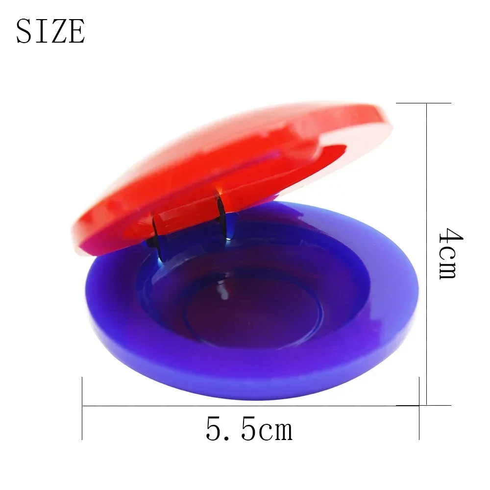 2 Pcs Plastic Finger Castanets for Toddler Children Early Musical Education Percussion Instrument Musical Toys