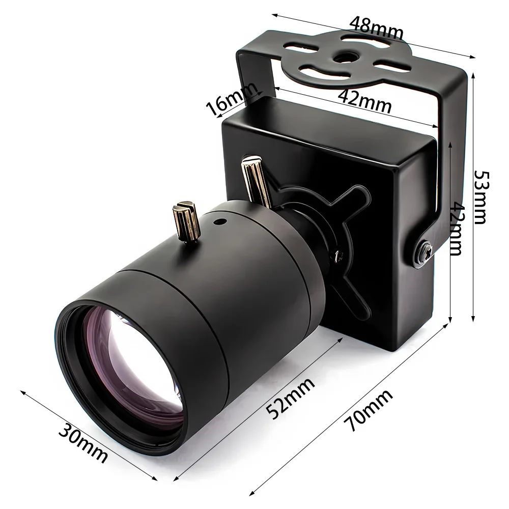 USB3.0 Global Shutter Camera 2.3MP 120FPS Industrial Metal Box With Varifocal Le