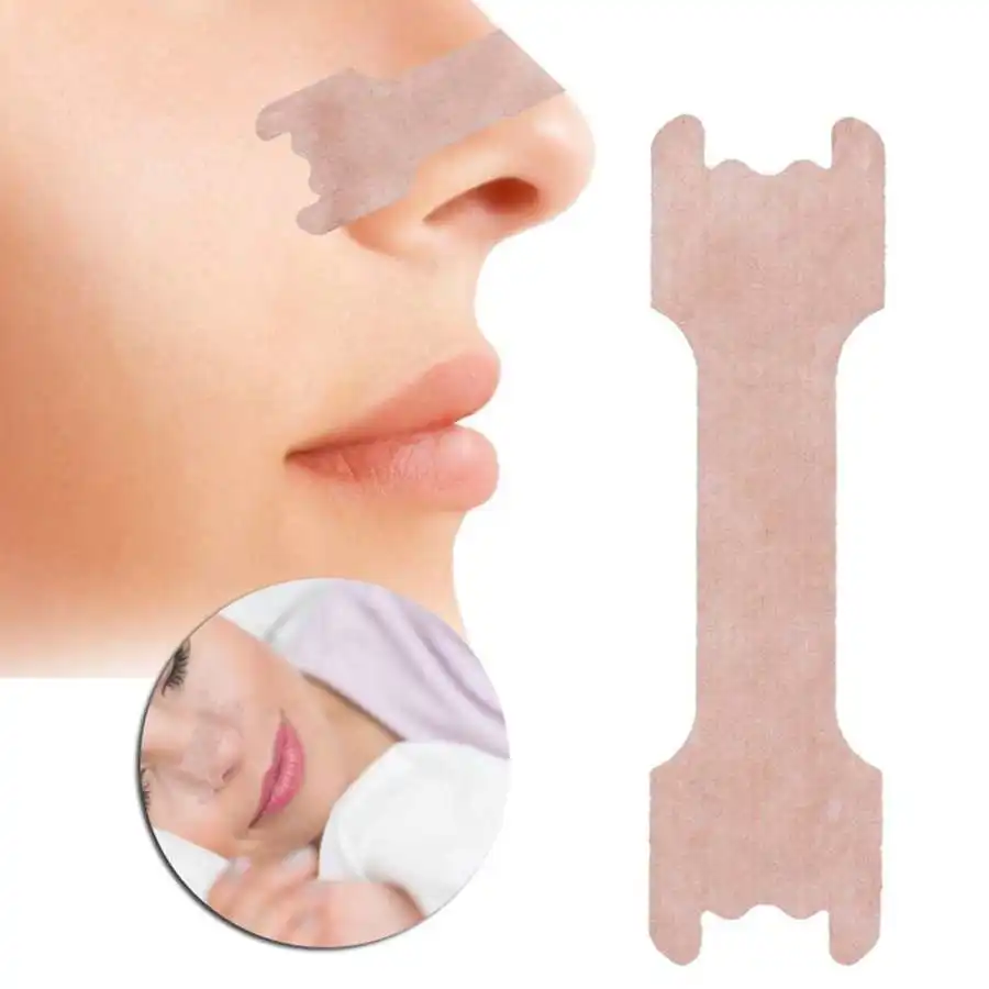 Anti Snoring Nasal Strips Fast Efficient Help Dredge Nasal Passage Reduce Snoring For Better Sleep Easier Breath 100Pcs nasal strips,nose strips,snoring nose strips
