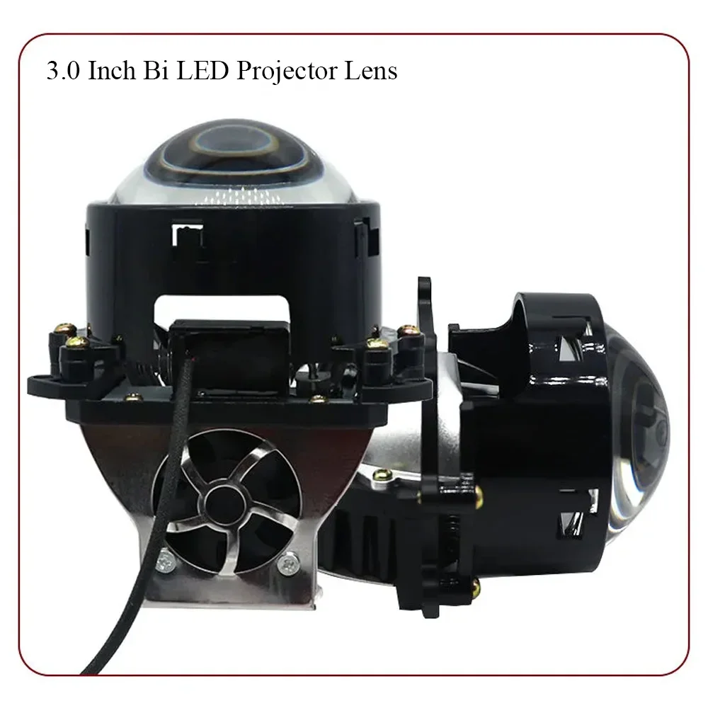 

2 PCS 3 Inch Bi LED Projector 90W 30000lm Light Automotive Lenses Laser Lights Headlight Tuning for Hella 3R G5 Lens LED Bracket