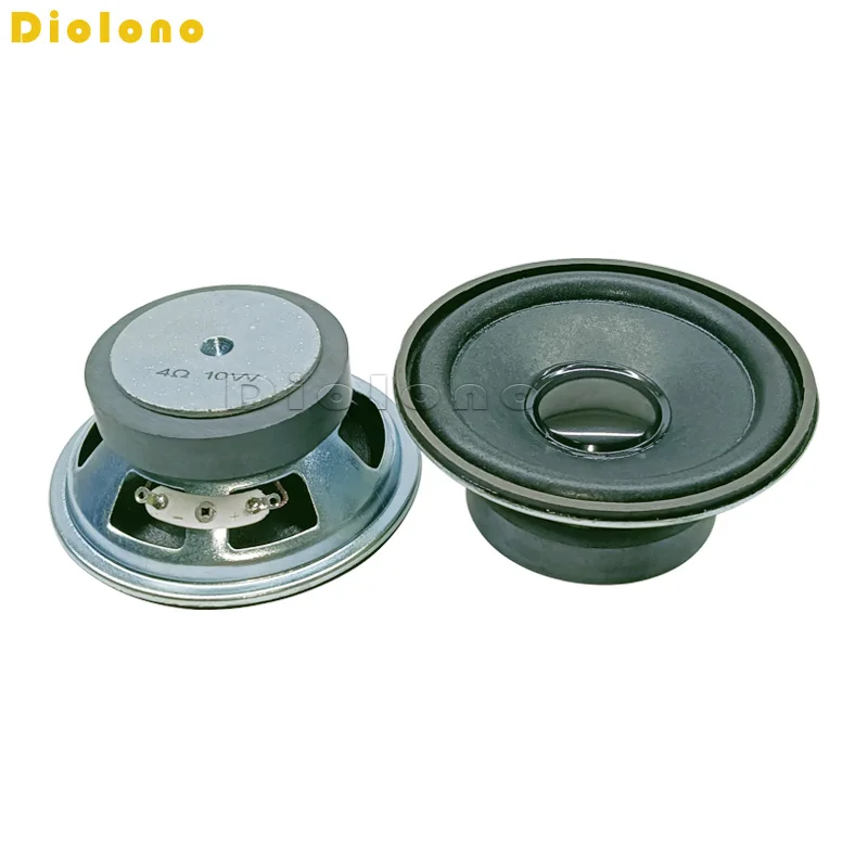 4Ohm 10W Loudspeaker Diameter 77MM 3inch Round Speaker 50MM External Magnetic Cone Black Paper Cap Height 32MM speaker bluetooth