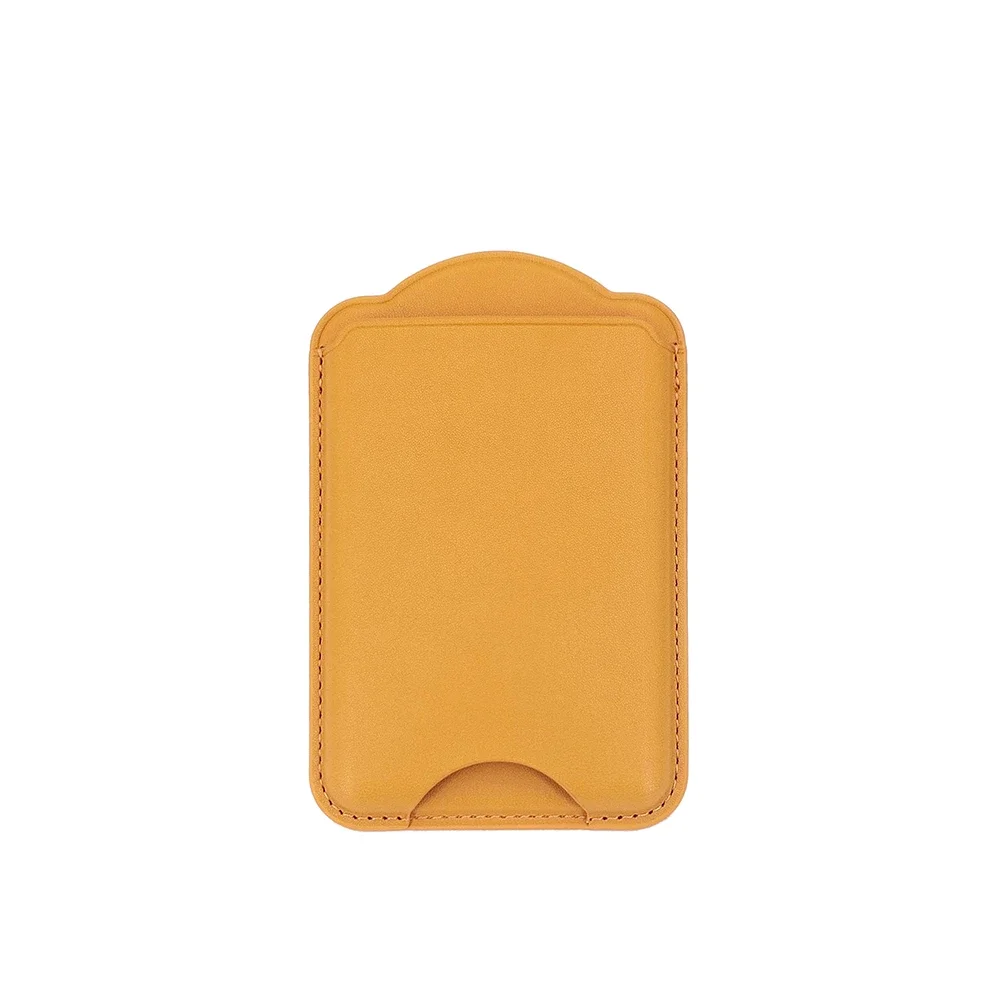 Deluxe Leather Magnetic Wallet Card Holder