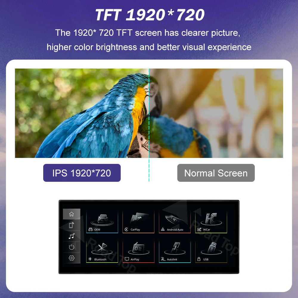 Pantalla táctil Linux Multimedia para coche de 12,3 pulgadas para Audi A1 2012-2018 inalámbrico CarPlay Android Auto Airplay reproductor de Radio para coche 3