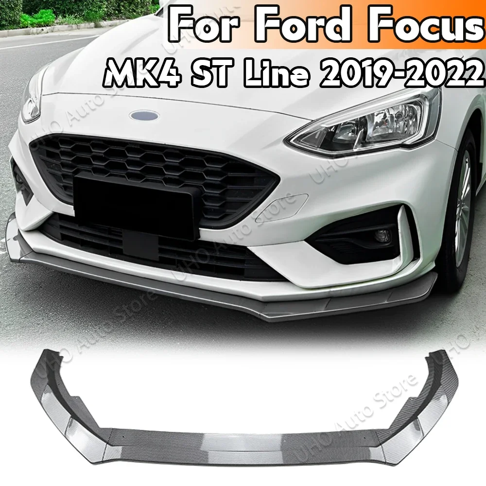Paraurti Anteriore Spoiler Mento Body Kit Protezione Diffusore Esterno Splitter Per Ford Focus Mk4 St Line 2019-2022 Kit Tuning