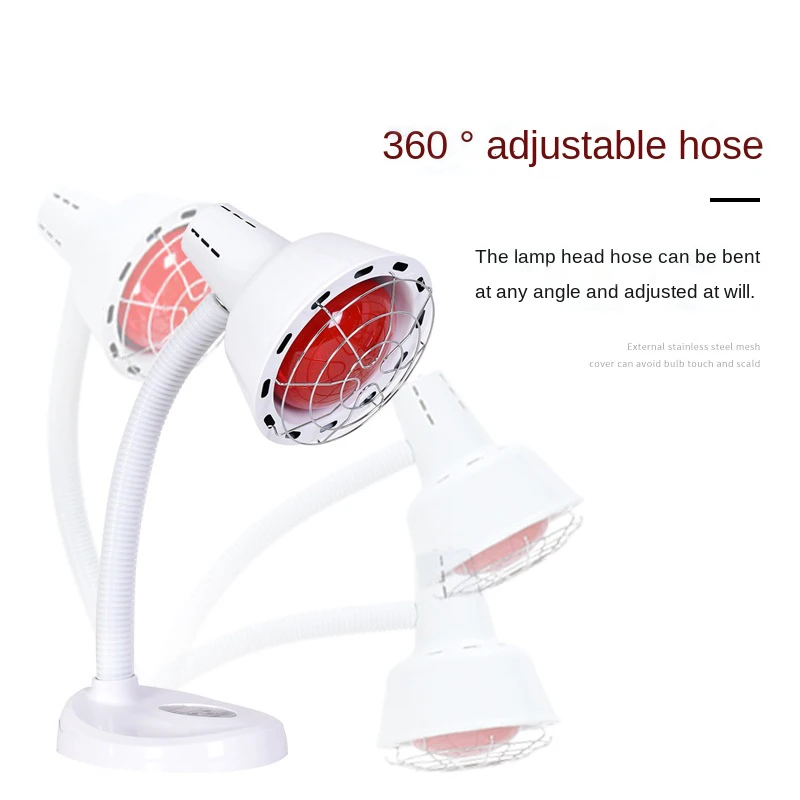 Desktop Infrared Lamp Therapy , Treatment Instrument, Red Light, Heating Grill Lamp, Massage, Physiotherapy, Relieve Pain, 275W