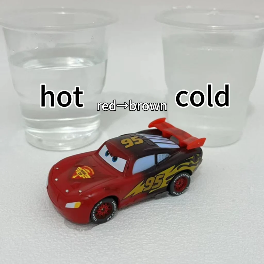MINISO Disney Pixar Cars 3 Temperature-variable Model Lightning Mcqueen Racing Family Mack Uncle Car Toy Boy Girl Children Gift 4